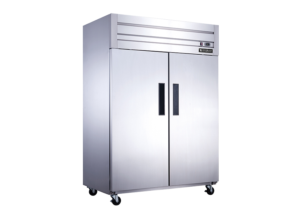 Miniature : D55AR 55" Stainless Steel Solid Door Reach-In Commercial Refrigerator