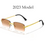 Thumbnail: HBK 2022 Fashion Rimless Glasses Frames