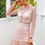 Thumbnail: Elegant Sweet Ruffle Hollow Out Lace Dress