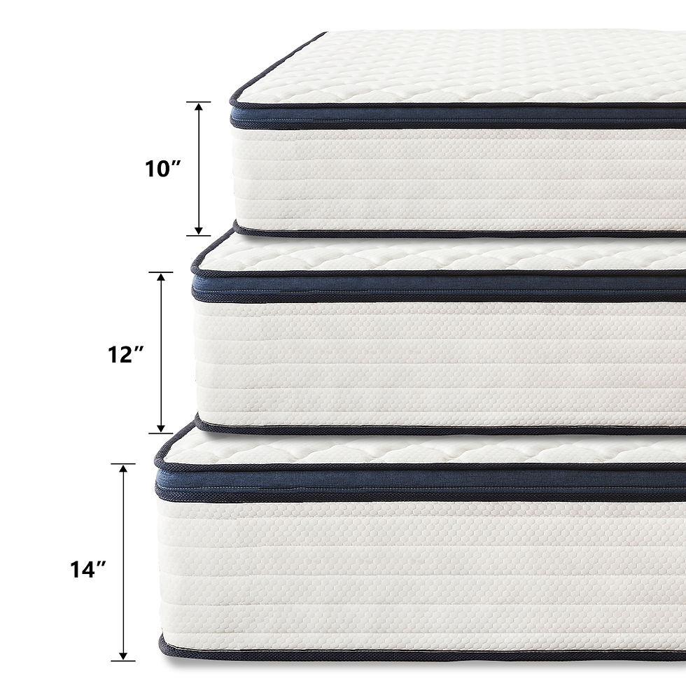 Queen Size Mattress Gel Memory Foam Hybrid Mattress , Pressure Relief, Medium F