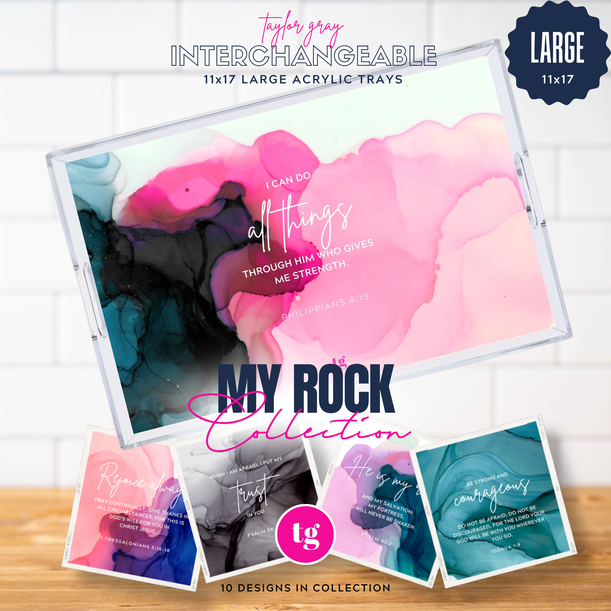 My Rock Scripture Set insert set ONLY