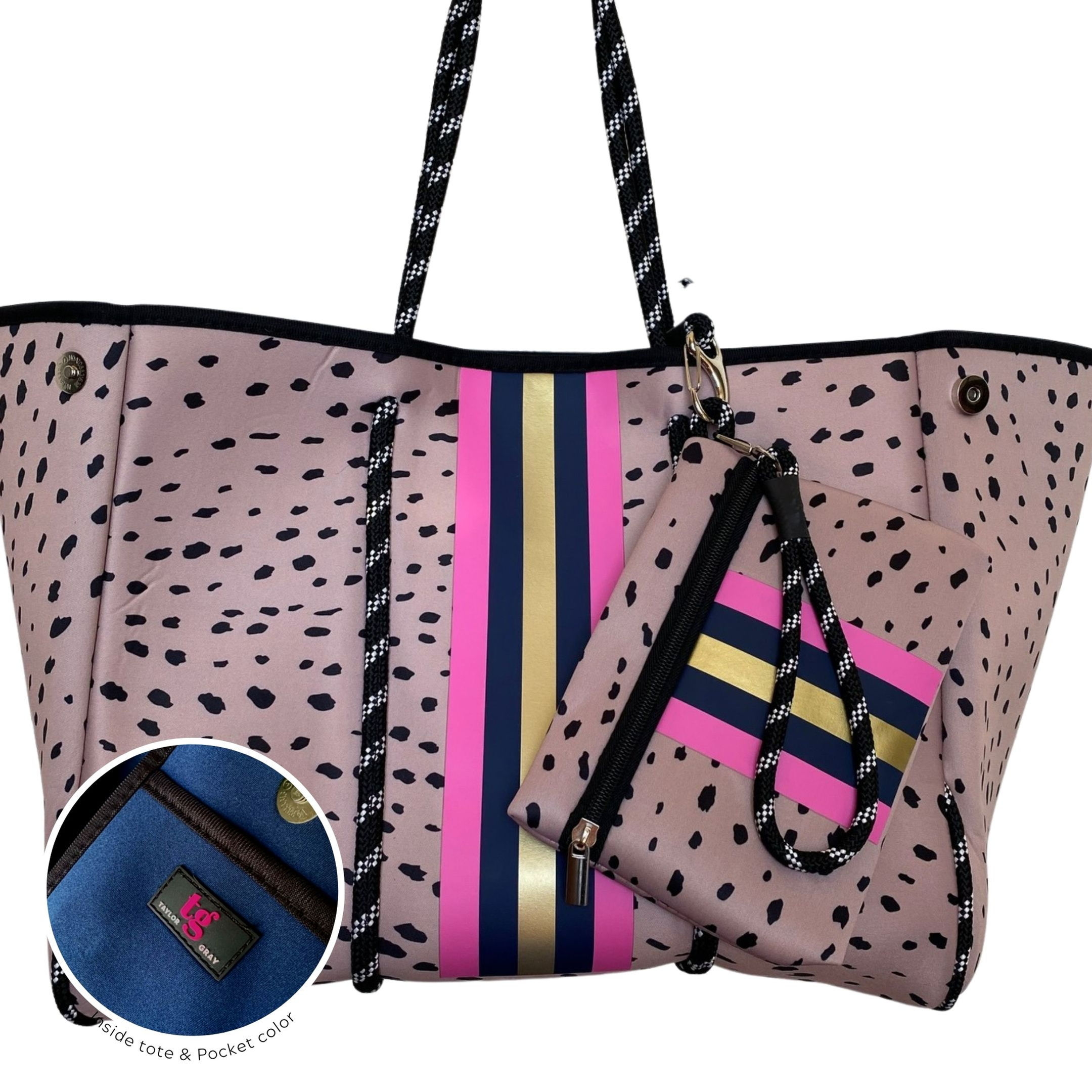 CHRISTI large neoprene tote bag