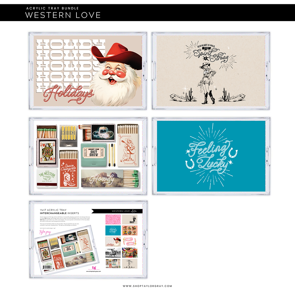 Thumbnail: Western Love insert set ONLY