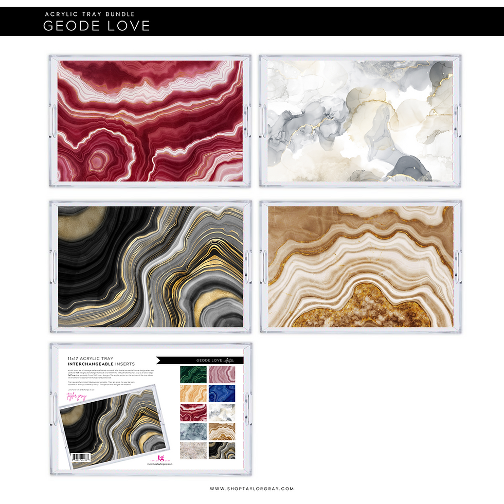 Thumbnail: Geode Love insert set ONLY