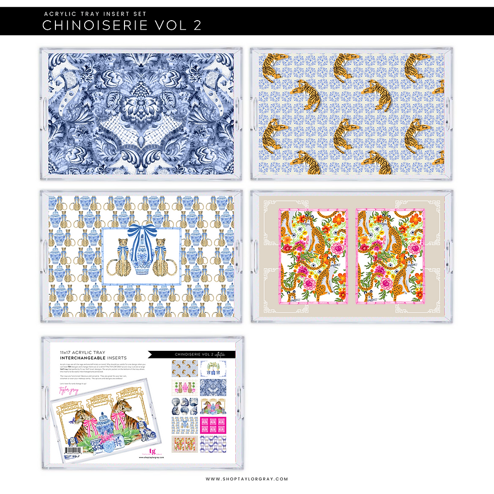 Thumbnail: Chinoiserie Vol 2 insert set ONLY