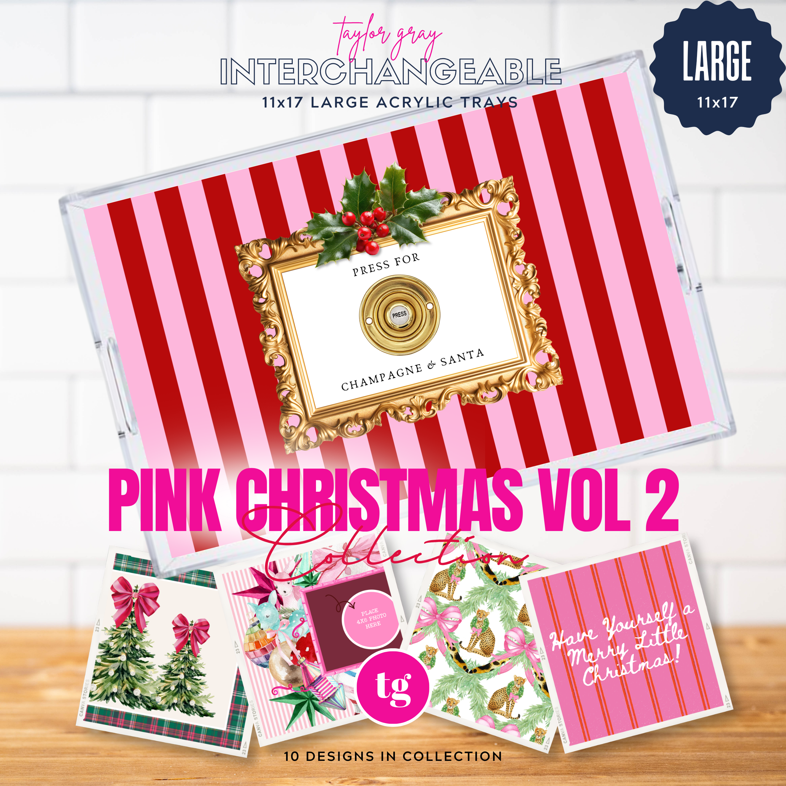 Pink Christmas Vol 2 insert set ONLY