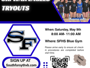 Jr. War Eagle's Feeder Tryouts