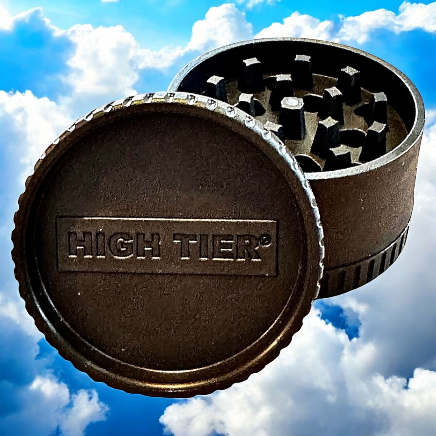 High Tier Biodegradable Hemp 3 Tier Grinder (Black) - SOLD OUT