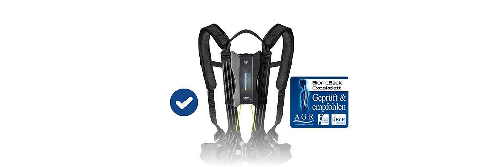 The world's first exoskeleton with AGR seal of quality