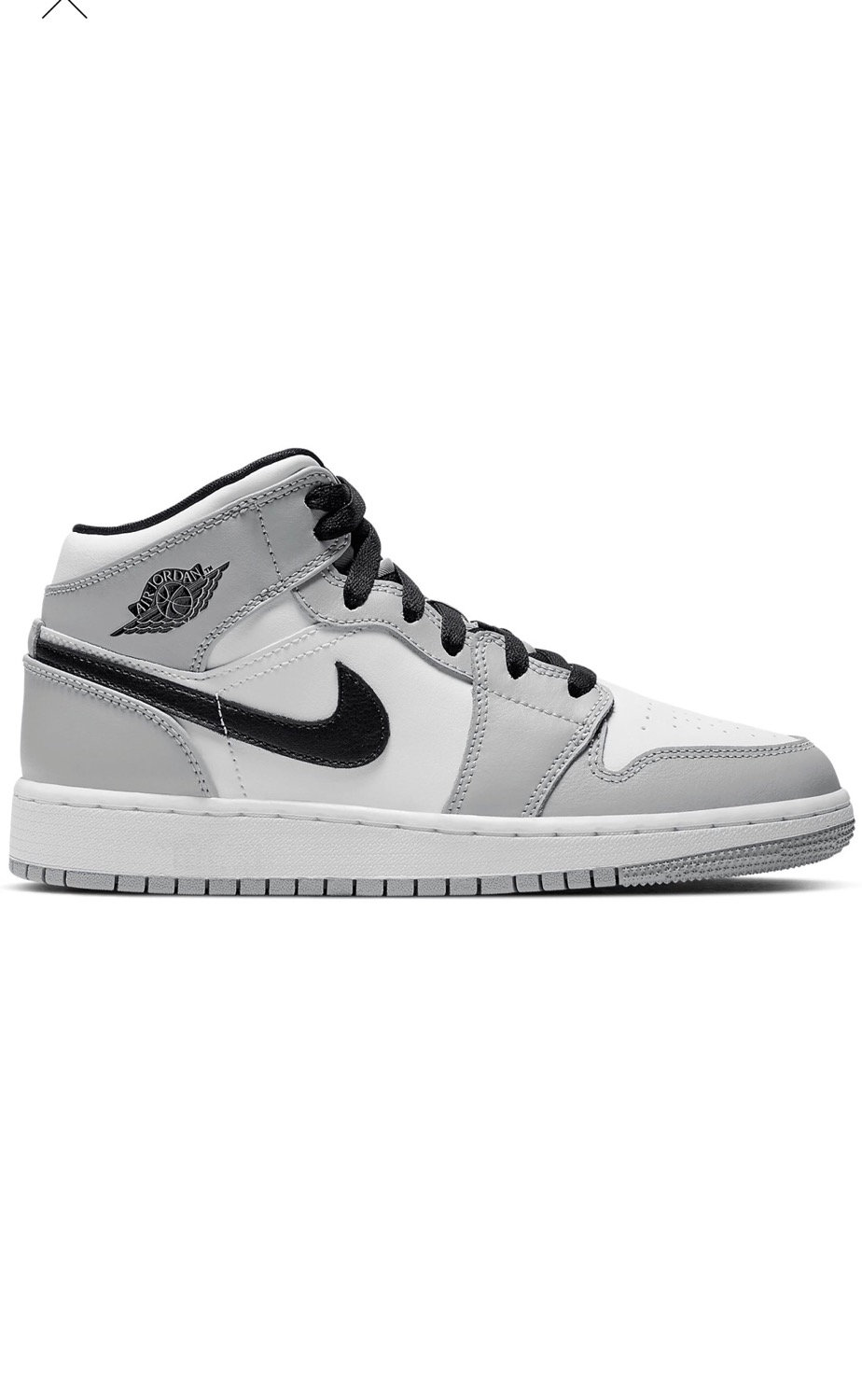 Jordan 1 mid light smoke grey courir clearance