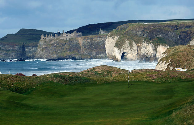 Windswept Portrush golf club