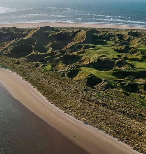 Enniscrone Golf Club from above