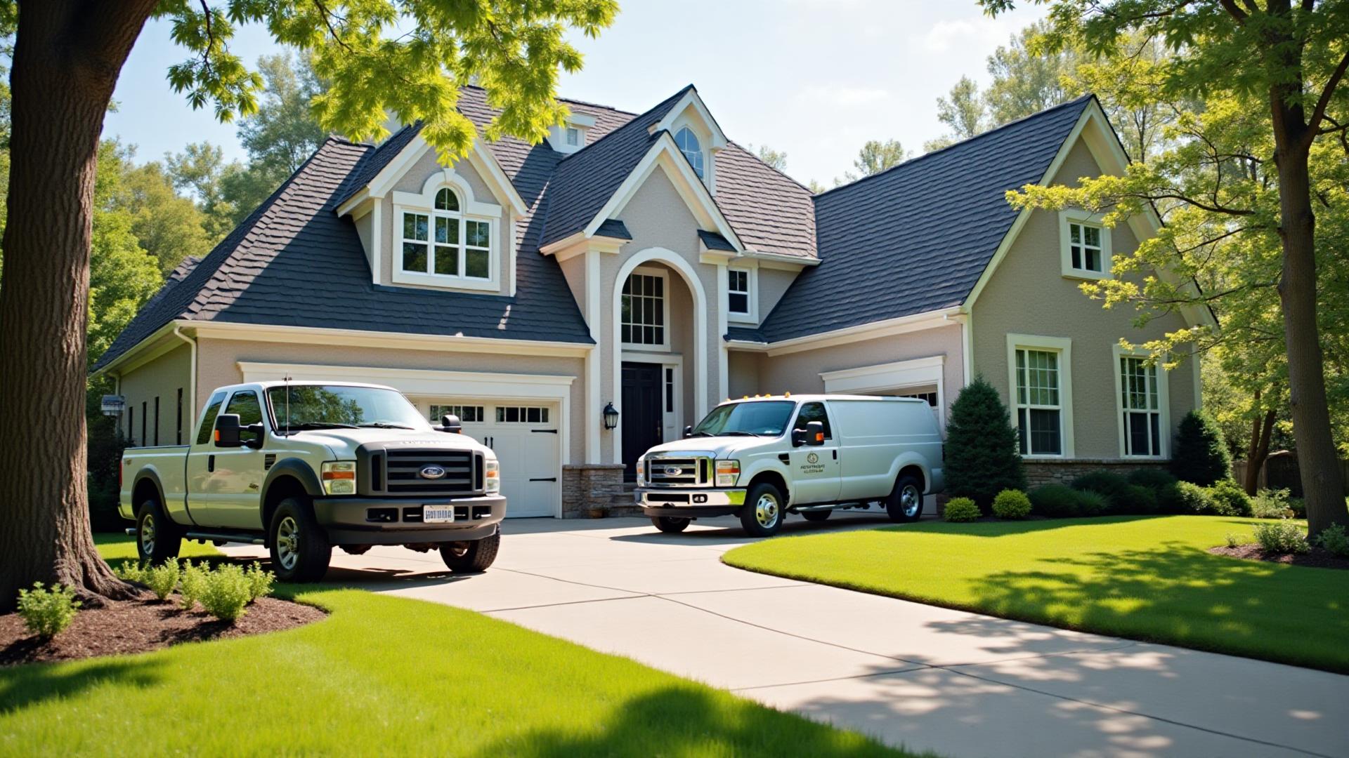 Professional power washing for Saddle River NJ luxury properties
