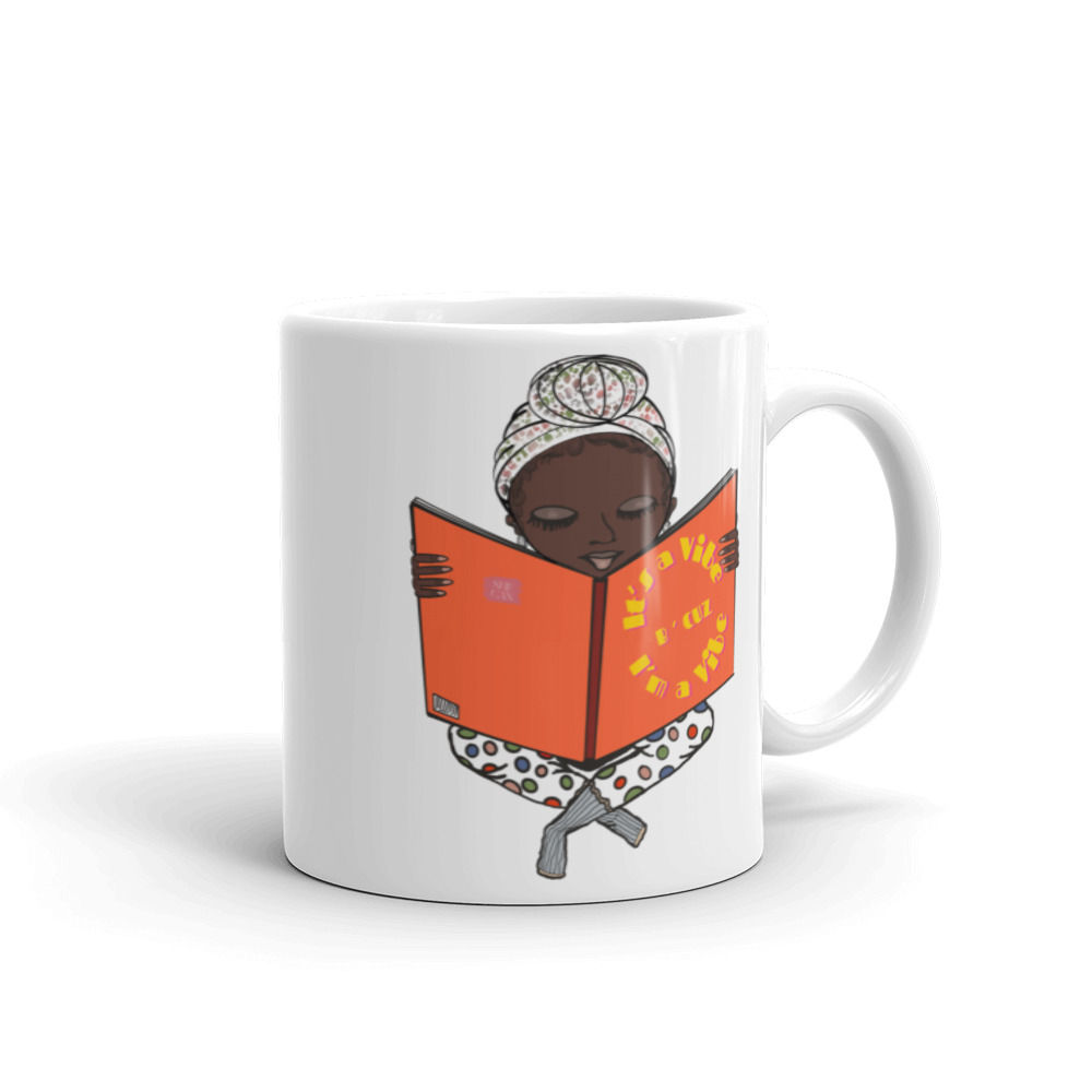 It's a Vibe/I'm a Vibe White glossy mug