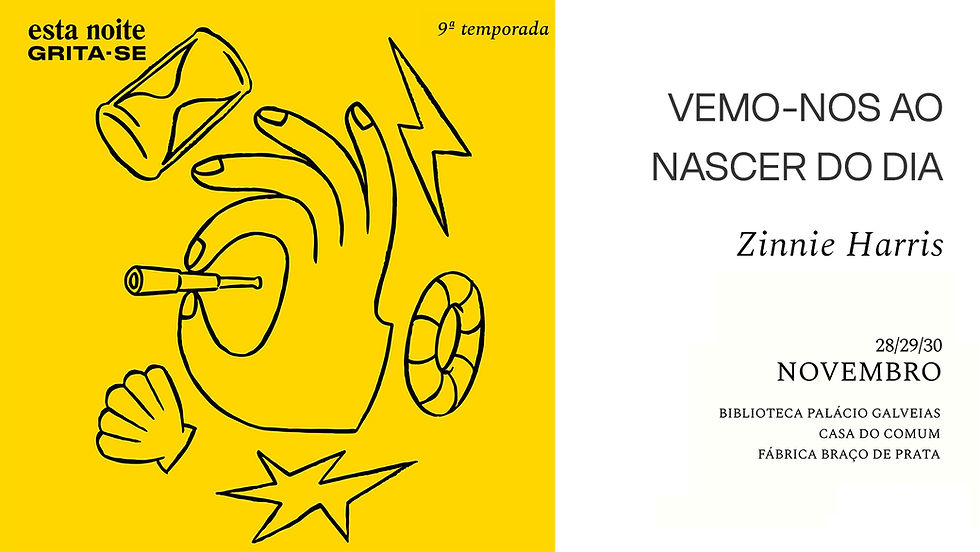 Esta noite grita-se “Vemo-nos ao nascer do dia”, de Zinnie Harris
