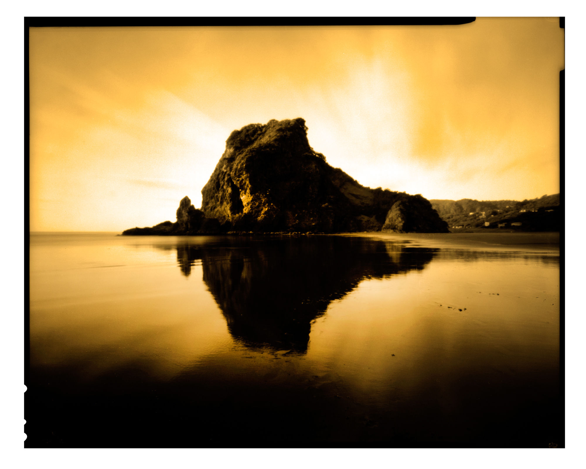 "Piha Beach" Framed - photo paper