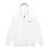 Thumbnail: Foundation Zip Hoodie with PRINT Logo (FR) - WHITE