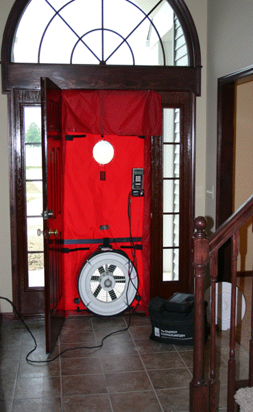 Пассивный дом, Аэродверь, Blower Door