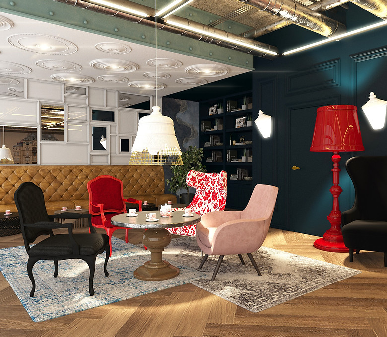 lobby hotelowe Budapeszt