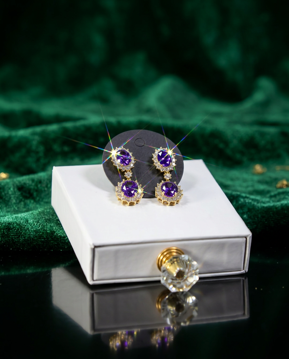 Elevate your elegance with PRP Gem, featuring a luxurious 14K laminated gold Earring's that exemplify timeless sophistication. At Online Luxury Jewelr, we pride ourselves on offering unique, high-quality pieces that blend luxury with affordability. Perfect for those who appreciate refined craftsmanship, these earrings can be paired seamlessly with our curated sets or standalone accessories. Discover the art of understated glamour and exceptional value in every piece we offer.