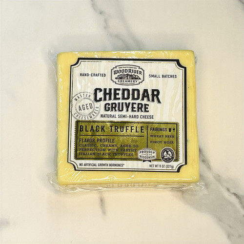 Black Truffle Cheddar Gruyere Wood River Creamery Cheesers LoKal Marke