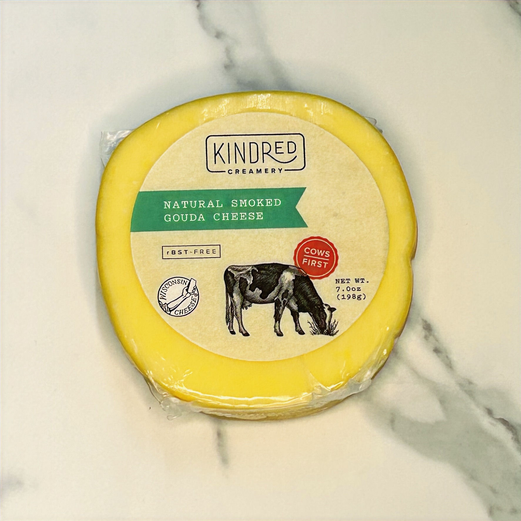 Natural Smoked Gouda - Kindred Creamery