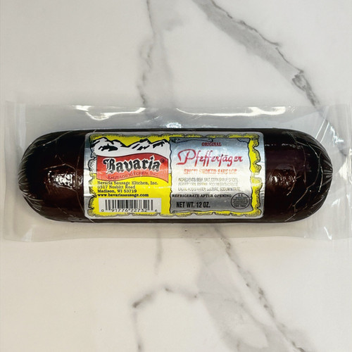 Pfefferjager Spicy Sausage Bavaria Cheesers LoKal Marke