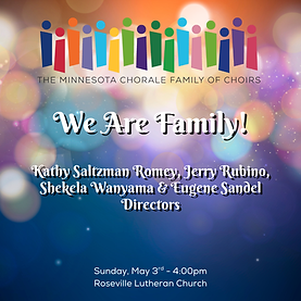 We Are Family! event infographic