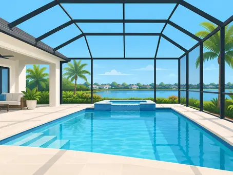 Custom Pool Screen Enclosure for Florida Homes