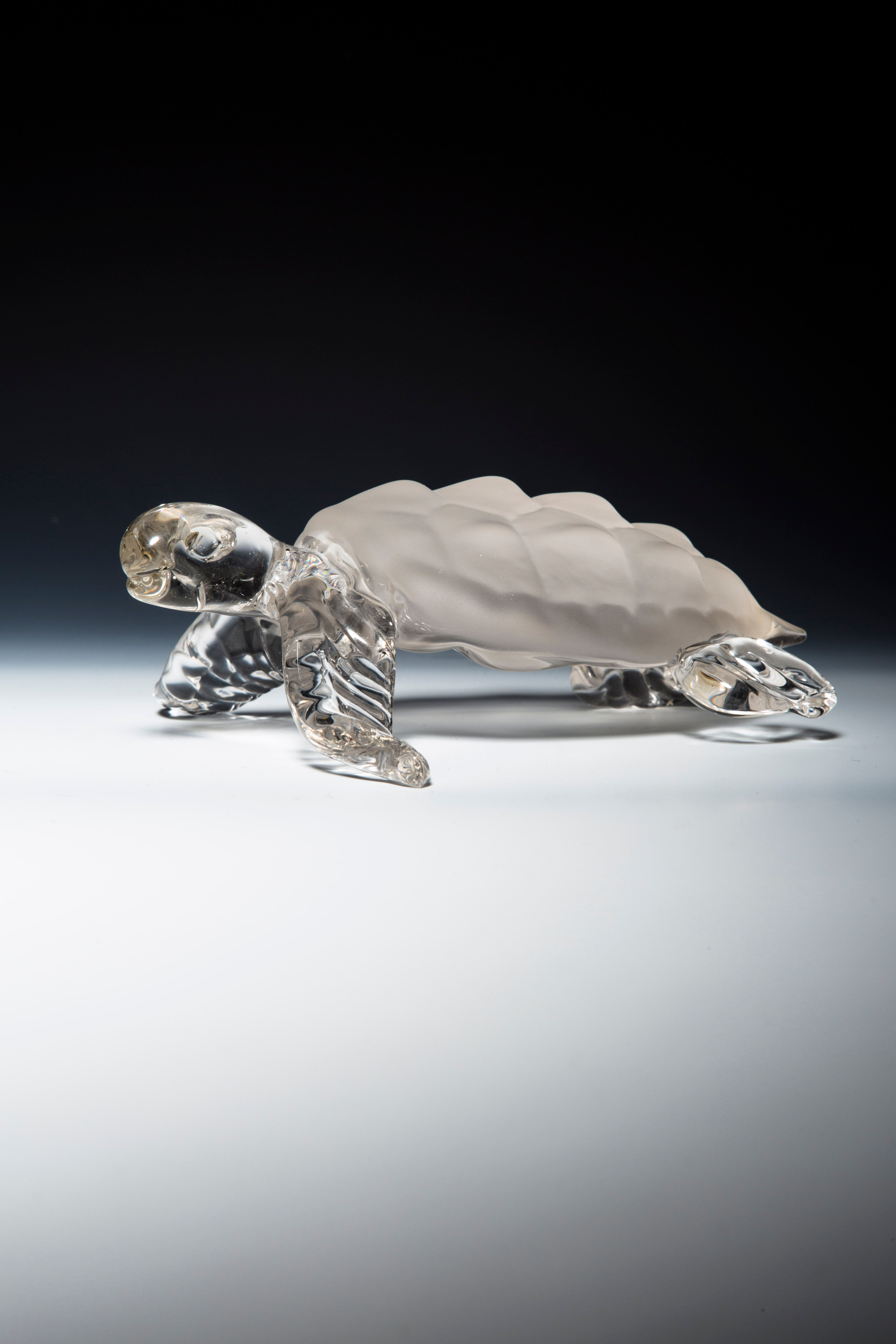 HAND BLOWN, SIGNED SEA TURTLE