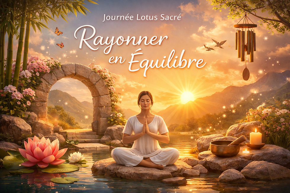 🌿 Journée Lotus Sacré — Rayonner en équilibre