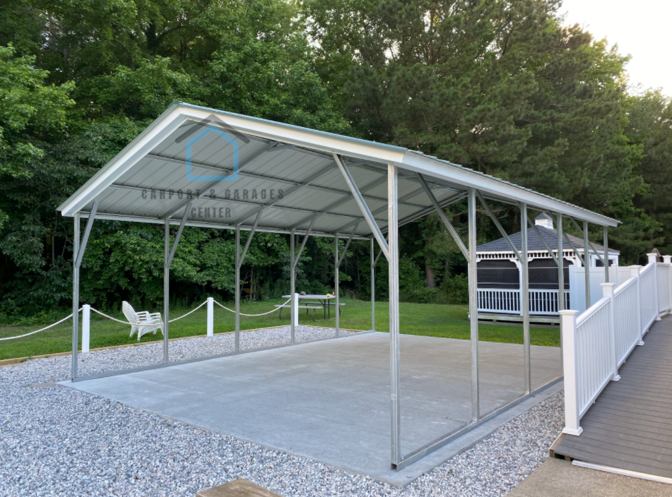 18' x 25' x 9' Vertical Style Carport