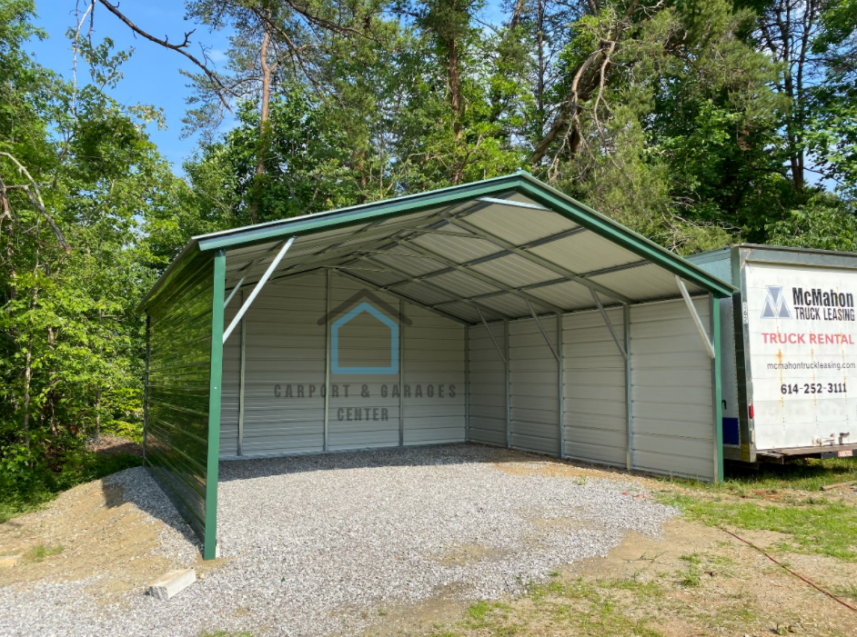22' x 20' x 9' Vertical Roof Style