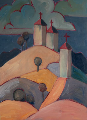 landscape paintings by izzi