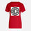 Thumbnail: Tshirt slim fit red with logo. Squared background