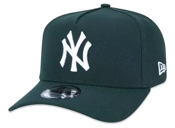 Boné New York Yankees Aba Curva Ajustável