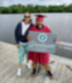 Sam with his mother Linda