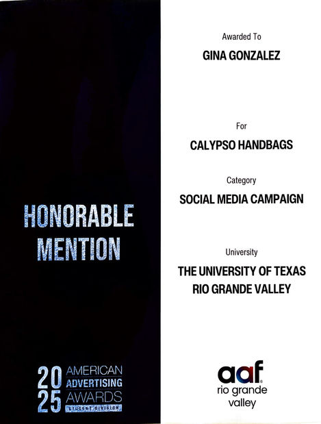 Award
Calypso Social Media Campaign