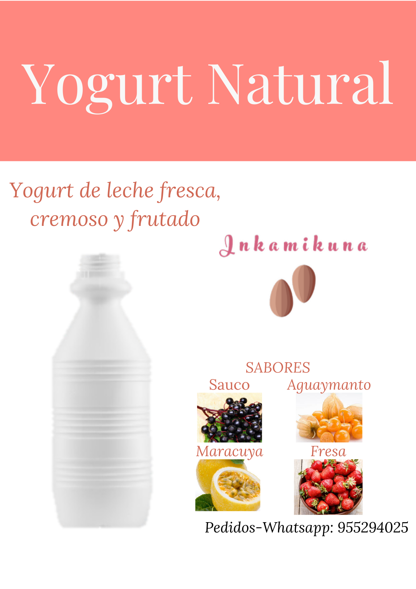 4 unid Yogurt Natural