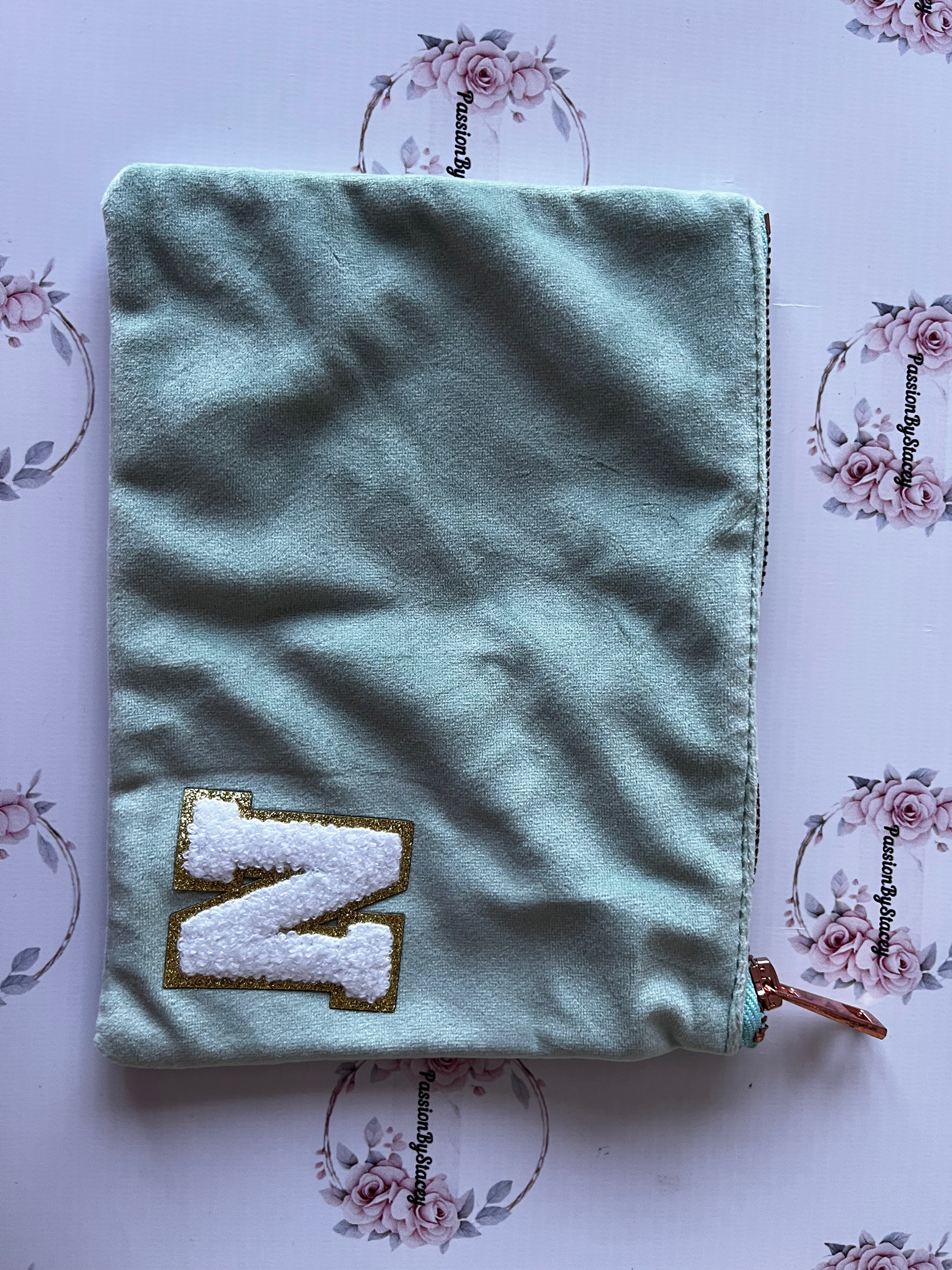 Make up bag- mint green 