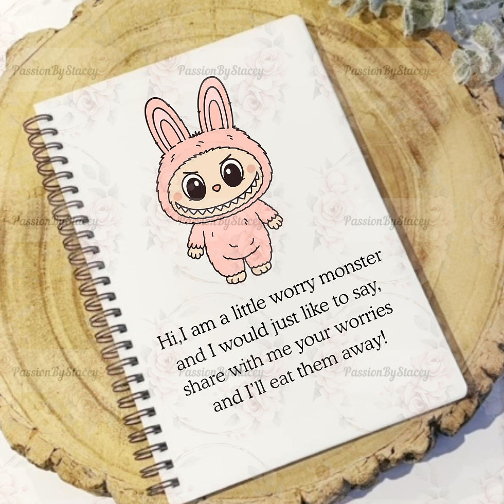 Thumbnail: worry monster pink