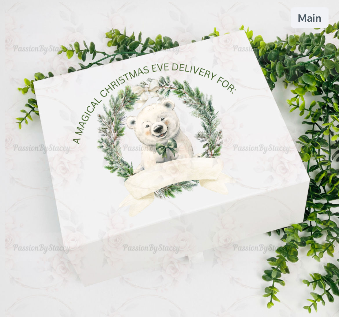 Polar bear wreath collection
