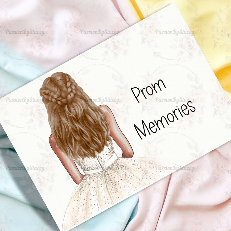 Thumbnail: Light beige prom keepsake