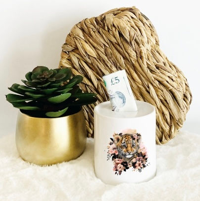 Thumbnail: Floral Safari money box 
