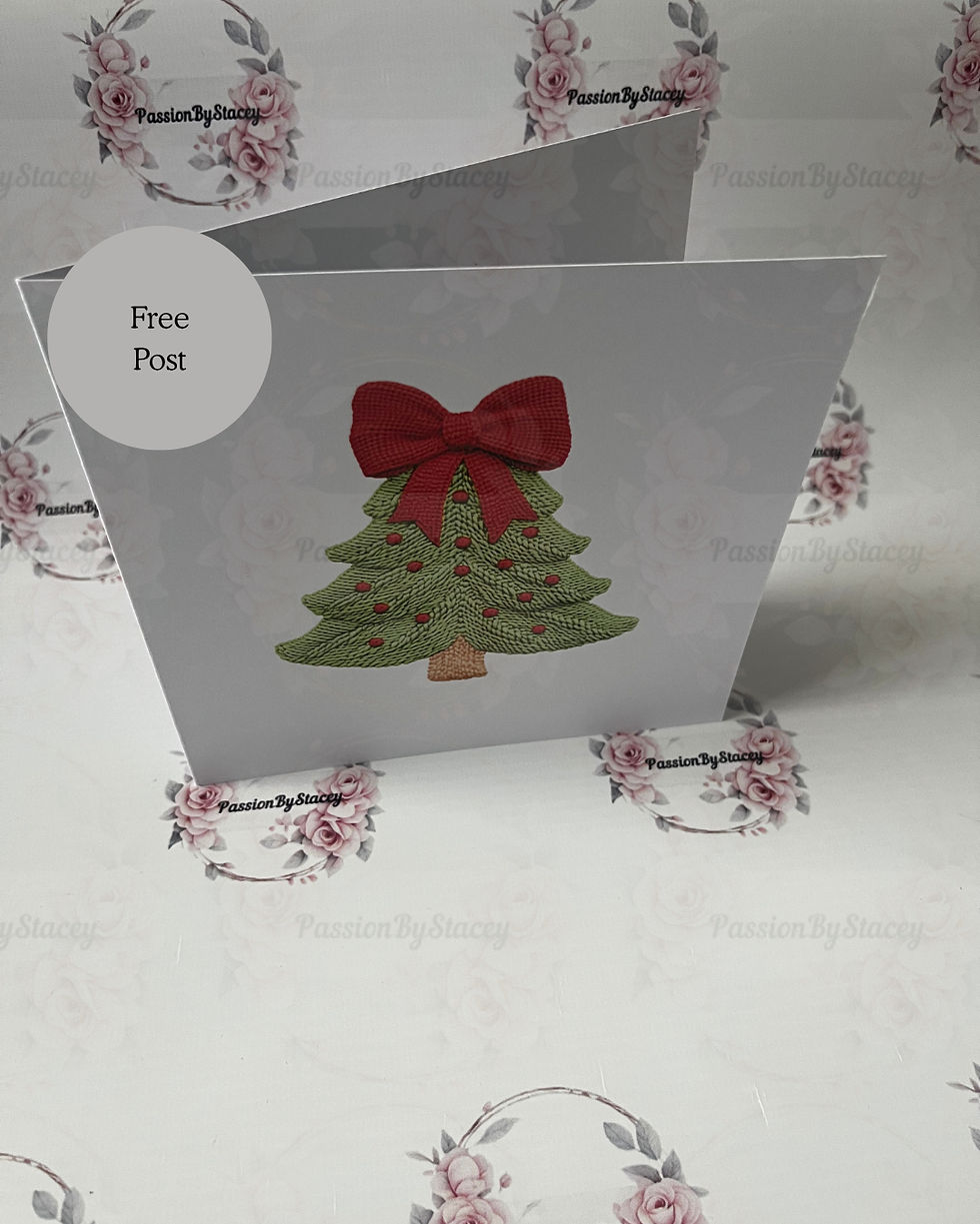 Thumbnail: Embroidery tree card