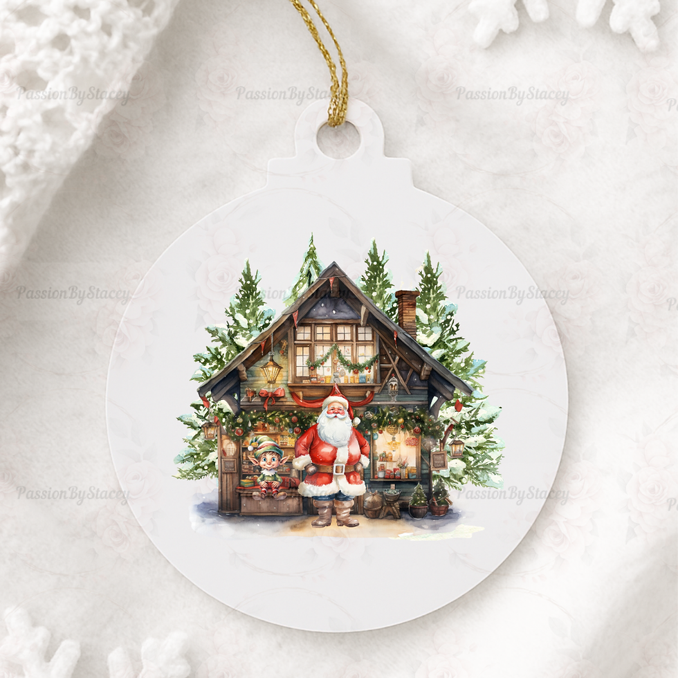 Thumbnail: Santas lodge bauble