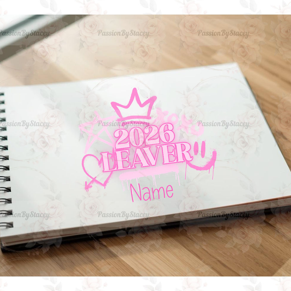 Thumbnail: pink graffitti leavers
