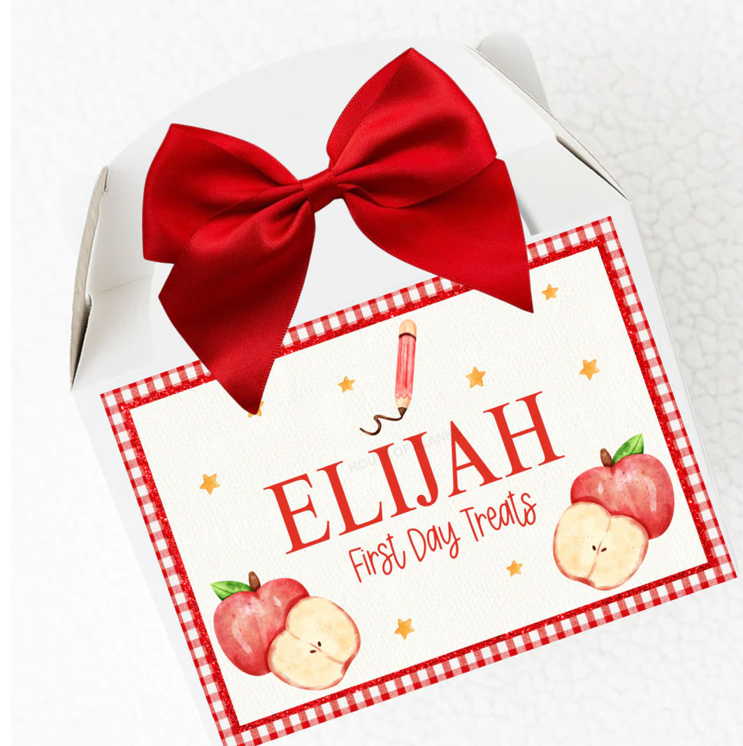 First day of school treat boxes 