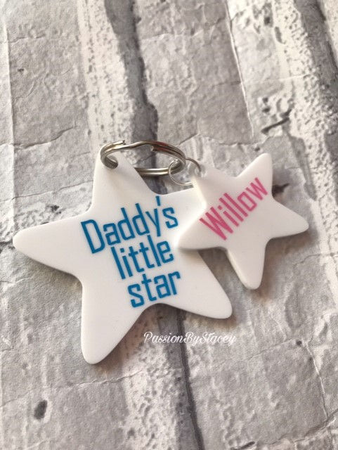 Star shape keyrings