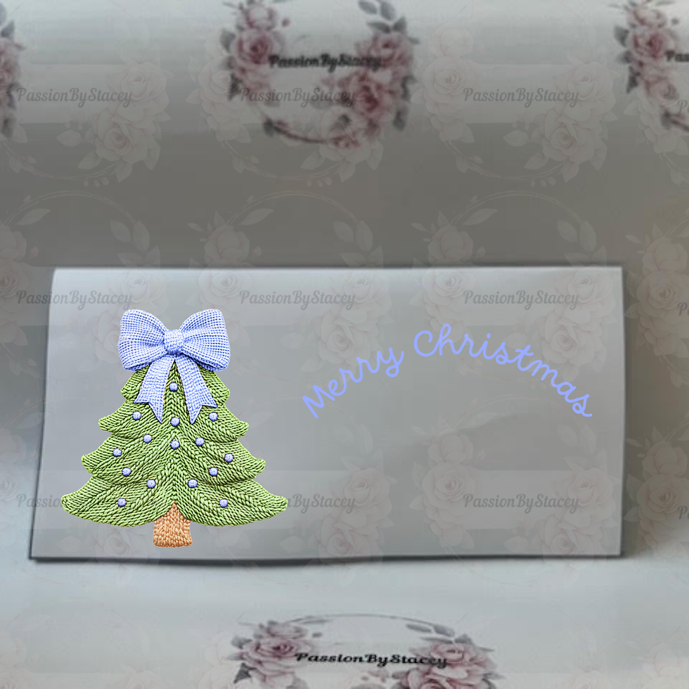 Thumbnail: Embroidery tree money wallet